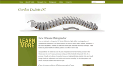 Desktop Screenshot of neworleanschiropractic.net