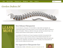 Tablet Screenshot of neworleanschiropractic.net